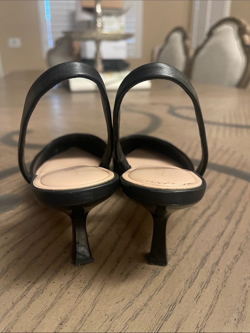 Aldo Black Pointed-Toe D'Orsay Flats - Picture 2 of 3